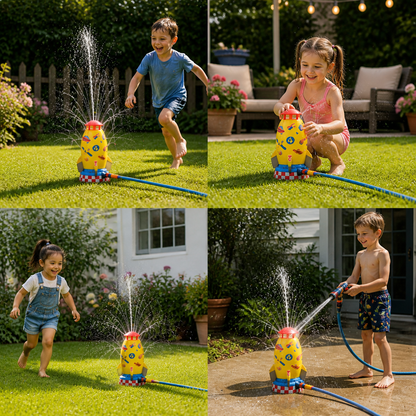 Rocket-shaped Water Sprinkler Toys for Children