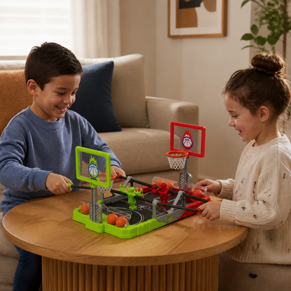 Mini Basketball Battle Game – 2-Player Tabletop Hoops Challenge