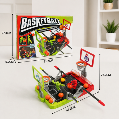 Mini Basketball Battle Game – 2-Player Tabletop Hoops Challenge