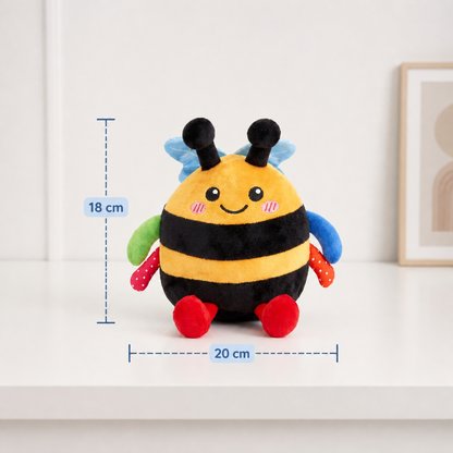 Interactive Musical Tummy Time Bee Plush Toy