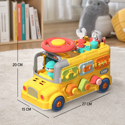 7-in-1 Montessori Screw Bus – Build & Fine Motor Skills Learning Toy