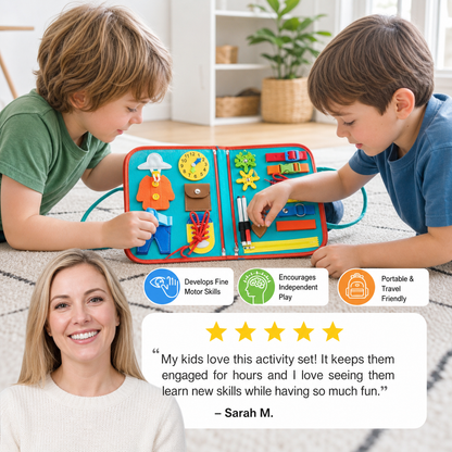 3-piece Montessori Play & Discovery Set for Independent Learning