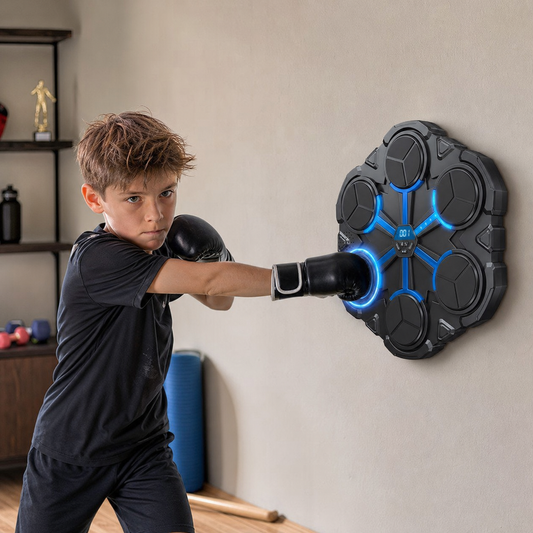 Bluetooth Music Boxing Trainer – Interactive Wall Punching Target with Lights & Sound