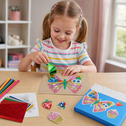 Foil Art Craft Kit for Kids – Mess-Free Creative Fun