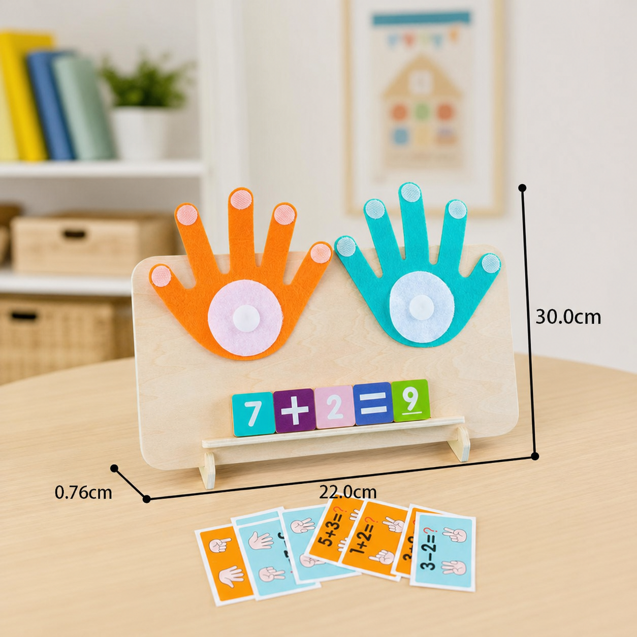 Montessori maths finger learning game
