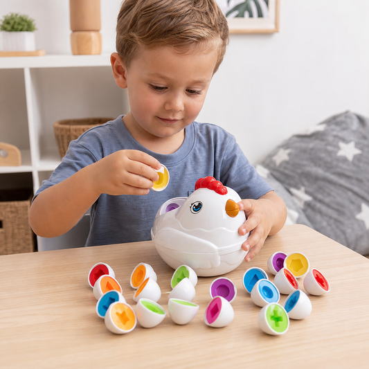 Montessori Shapes and Colors Chicken