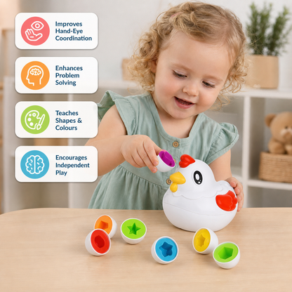 Montessori Shapes and Colors Chicken