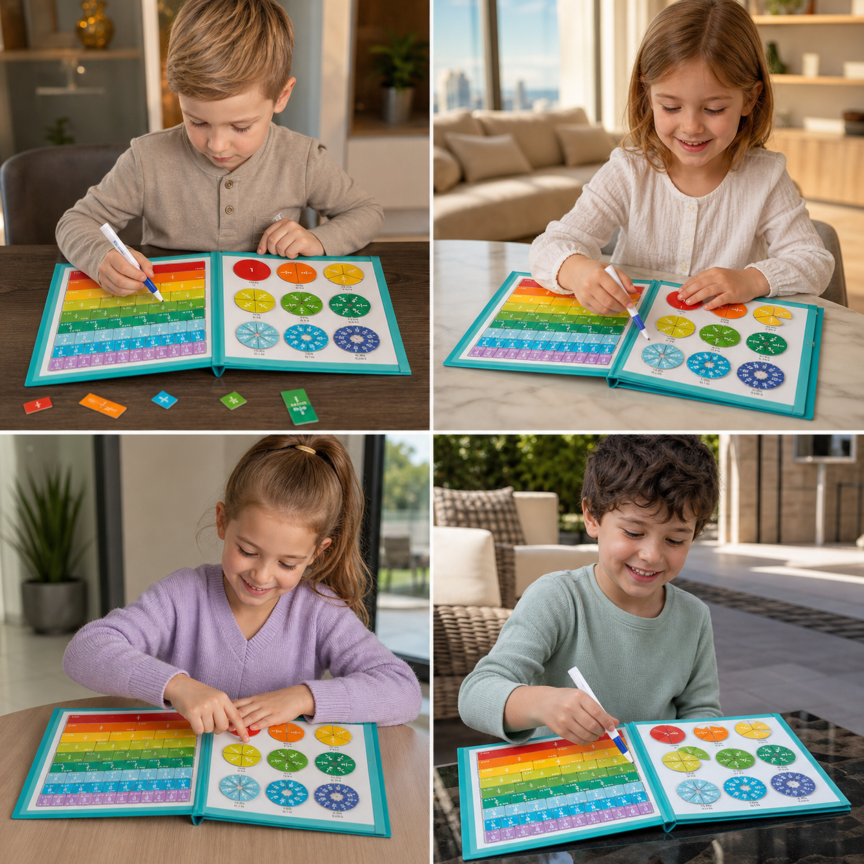 FractionFun - Interactive Learning Book