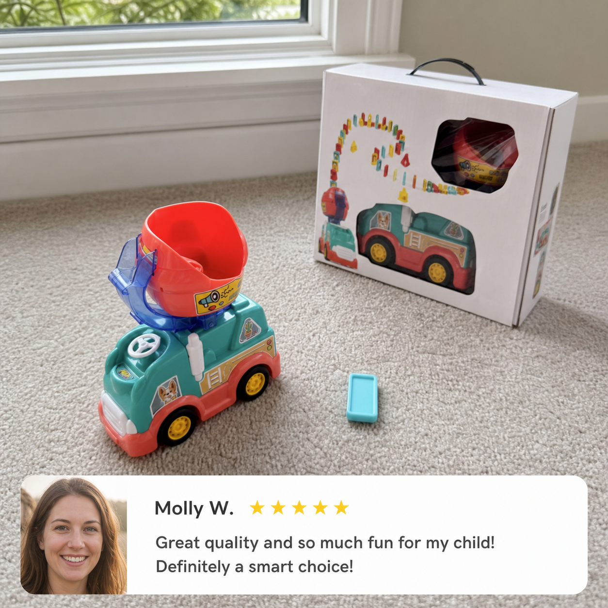 Montessori Domino Truck