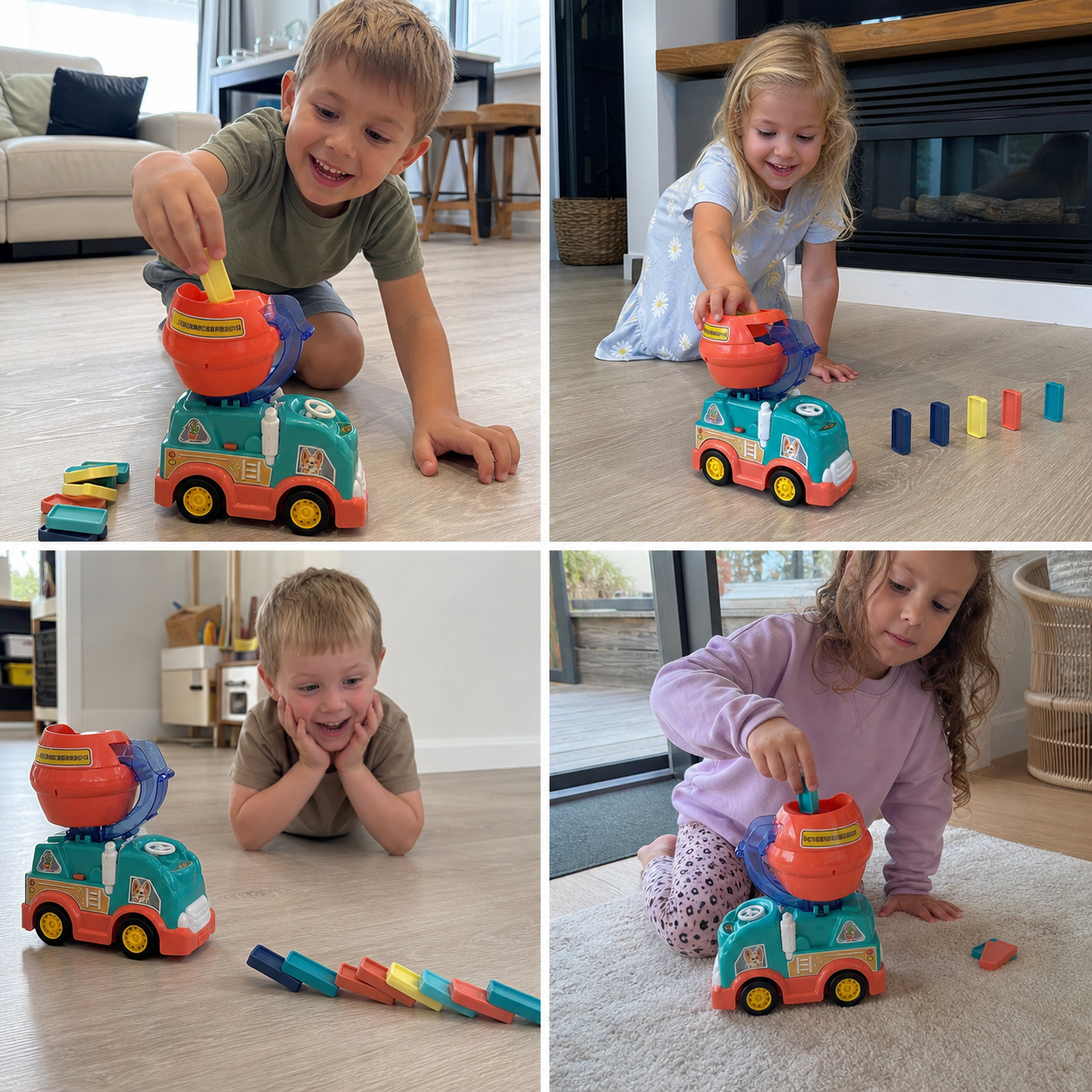 Montessori Domino Truck