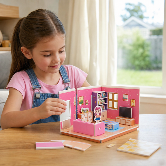 3D Room Puzzle – Create, Build, and Explore!