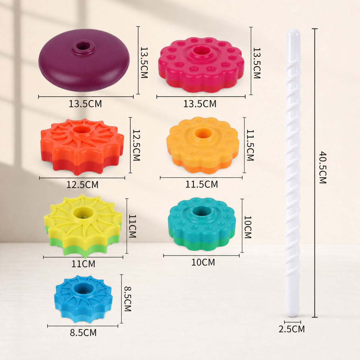 Spinbow - Child's Fun and Educational Colour Tower