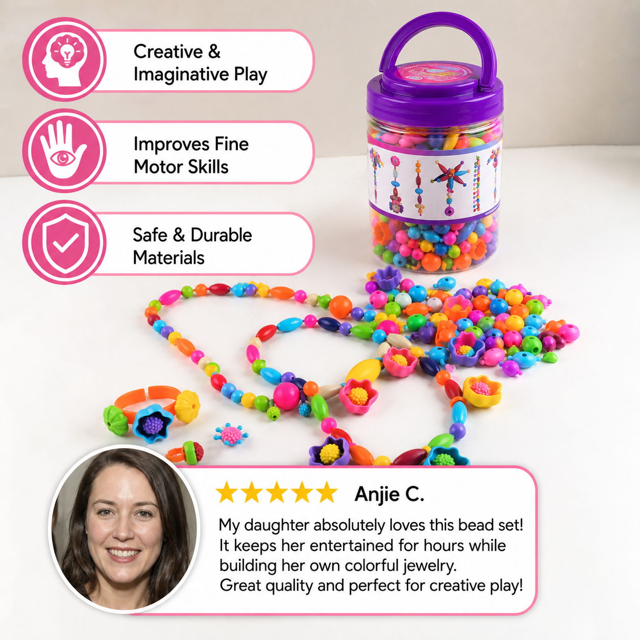 Jewellery bricks for children