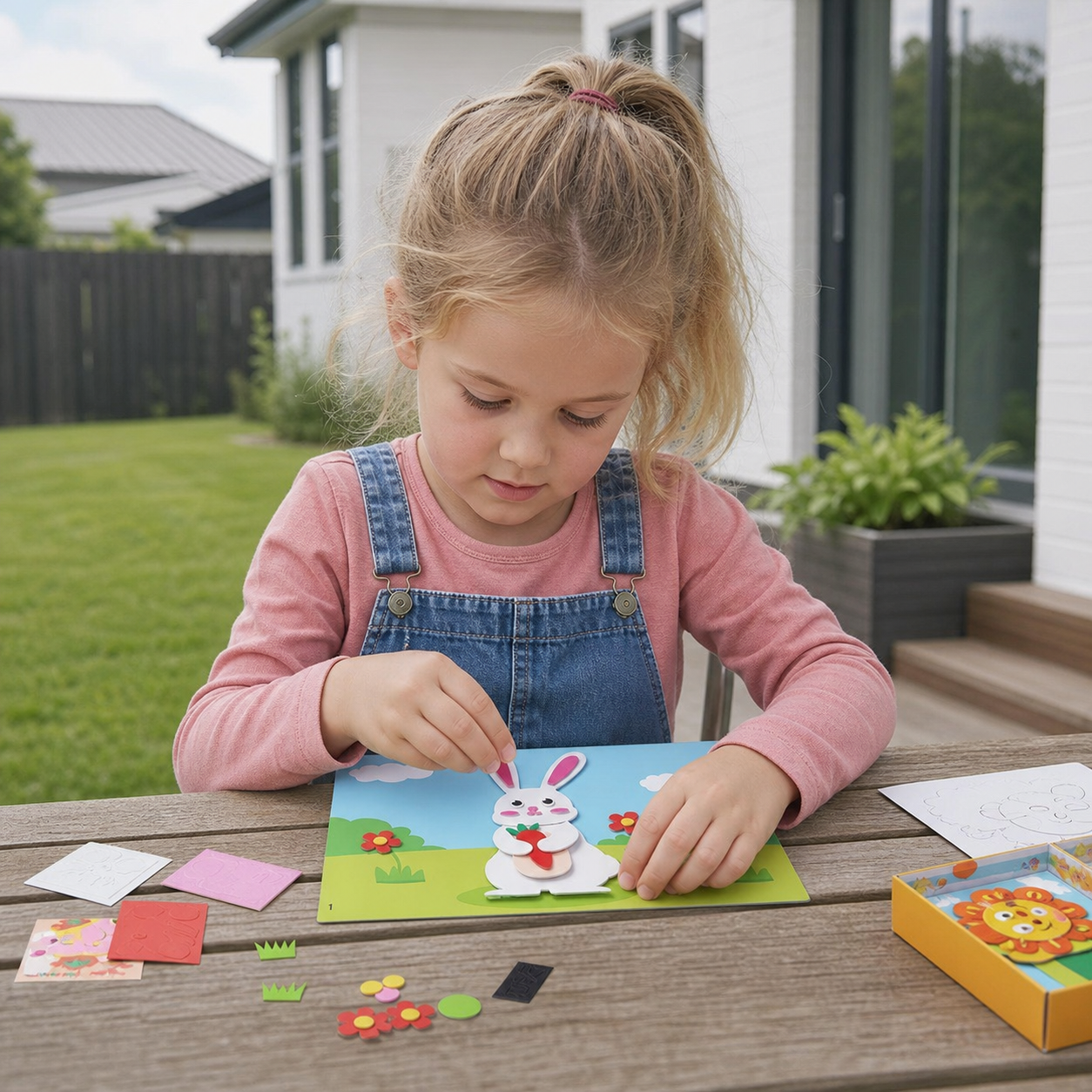Creative sticker craft set for children