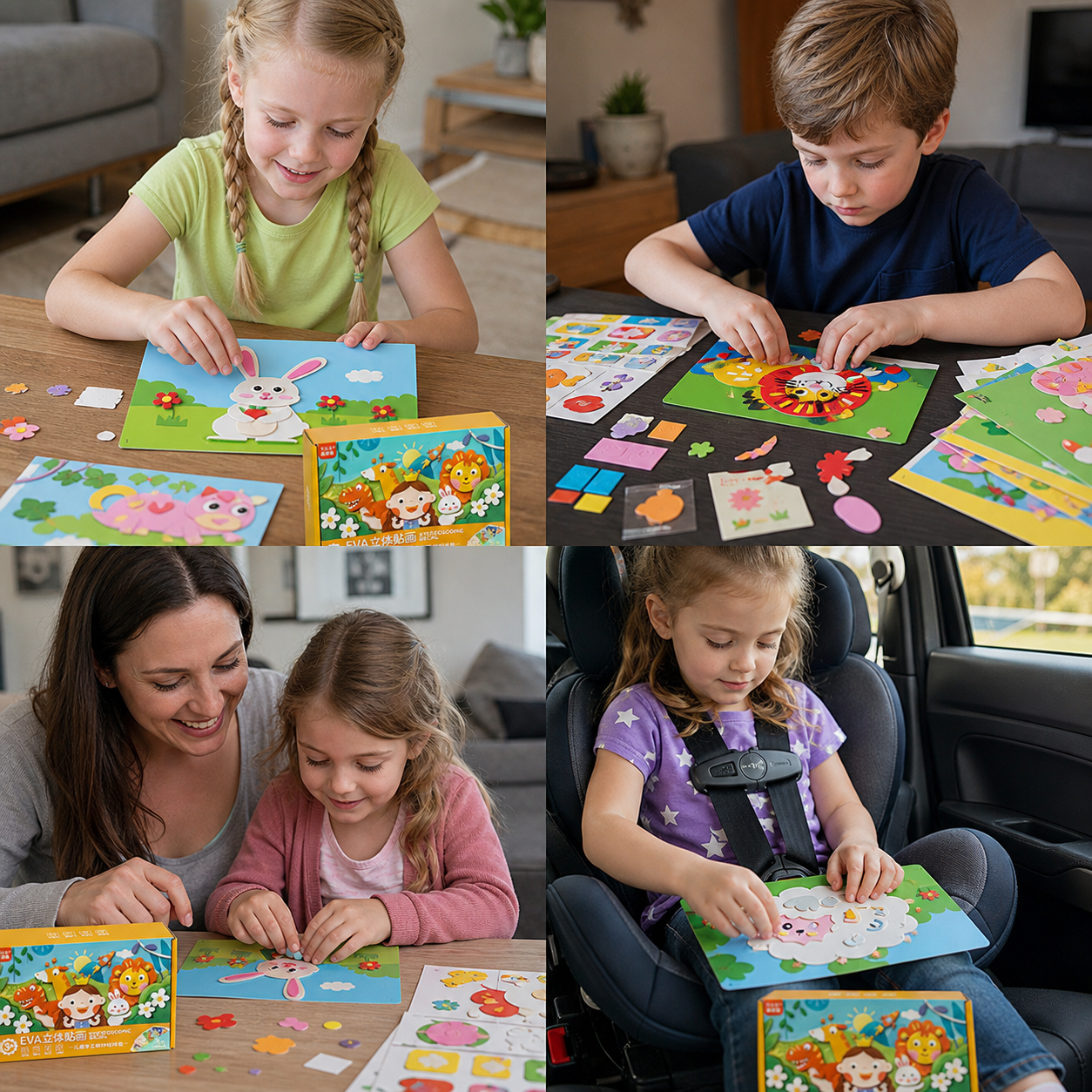 Creative sticker craft set for children