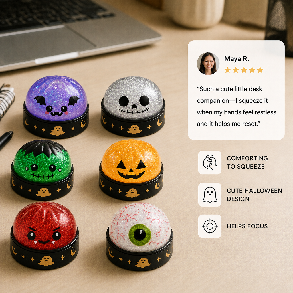 Halloween Dumpling Squishy Stress Relief Toys