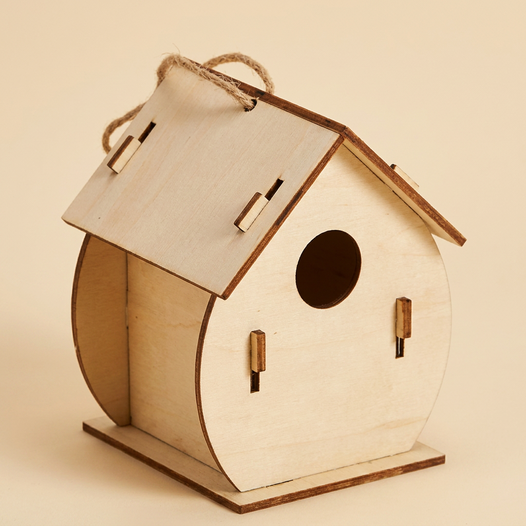 Colorful DIY Wooden Birdhouse Kit for Kids – Paint & Craft Set