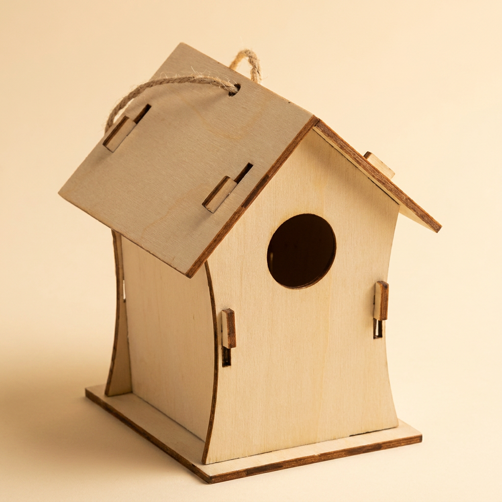 Colorful DIY Wooden Birdhouse Kit for Kids – Paint & Craft Set