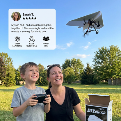 DIY Remote Control Paper Airplane Kit