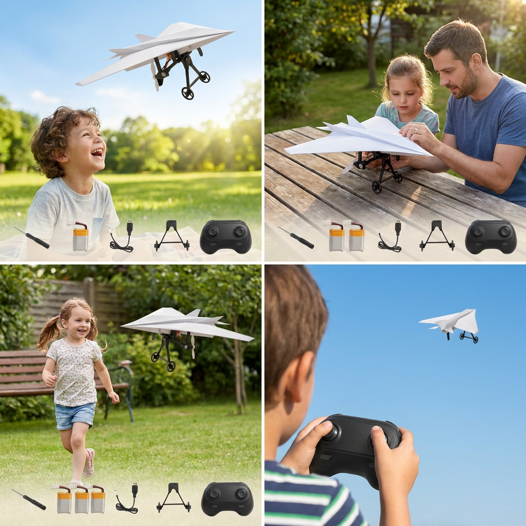 DIY Remote Control Paper Airplane Kit