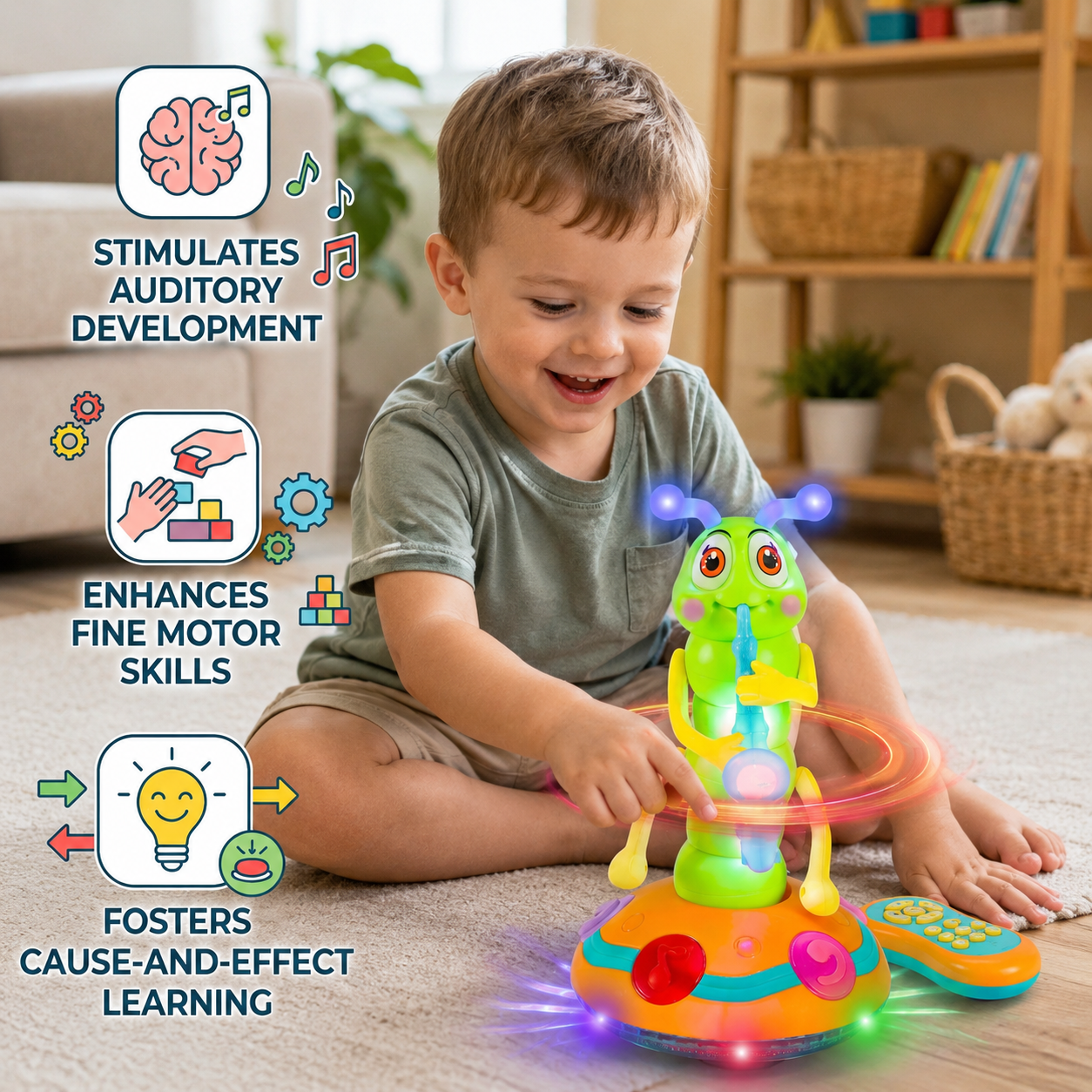 Dancing Saxophone Caterpillar