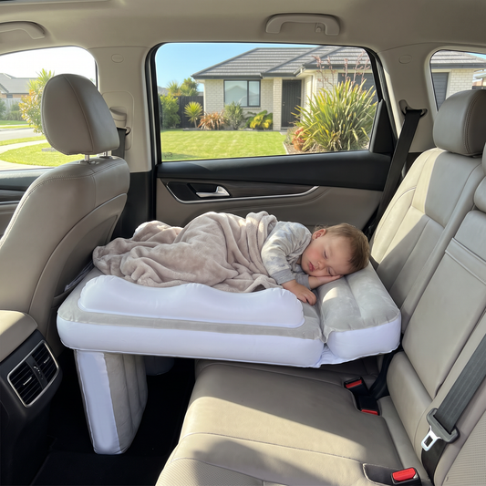 Inflatable Toddler Travel Bed with Seat Extender for Plane and Car