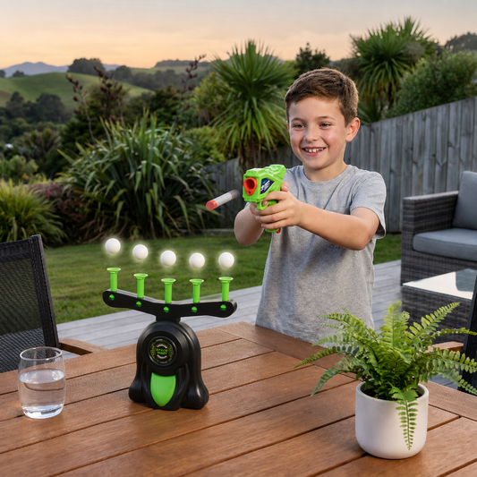 Floating balls - target shooting toy