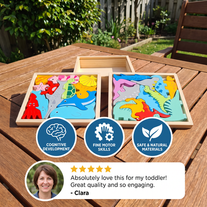 WoodlandPuzzle - How Do the Shapes Fit Into the Frame? - Shape Puzzle