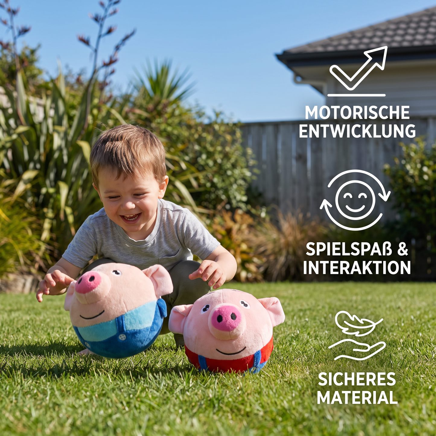 Bouncing Piggy Ball | Perfect for Playtime - Interactive Toy Ball