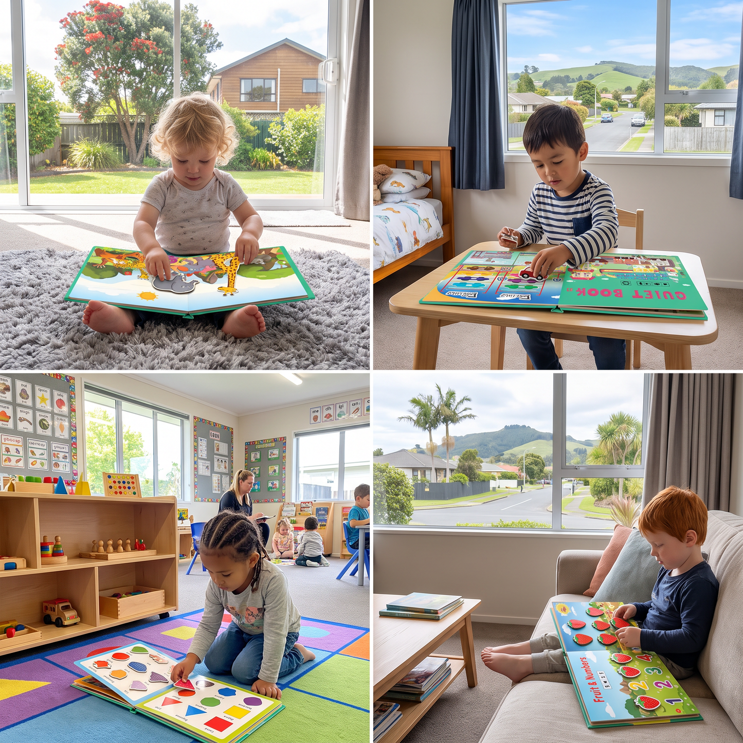 Interactive Learning Cloth Book