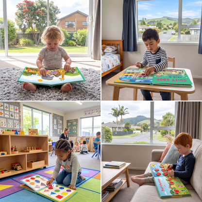 Interactive Learning Cloth Book