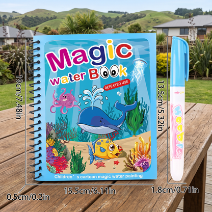 Magic Water Drawing Book