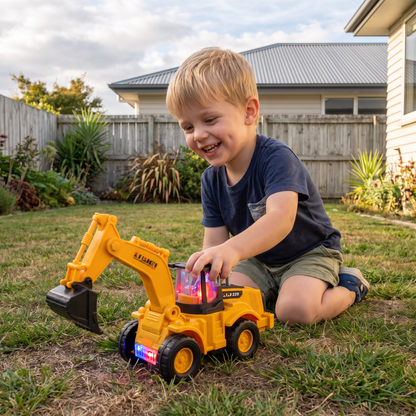Dancing Music Excavator Toy