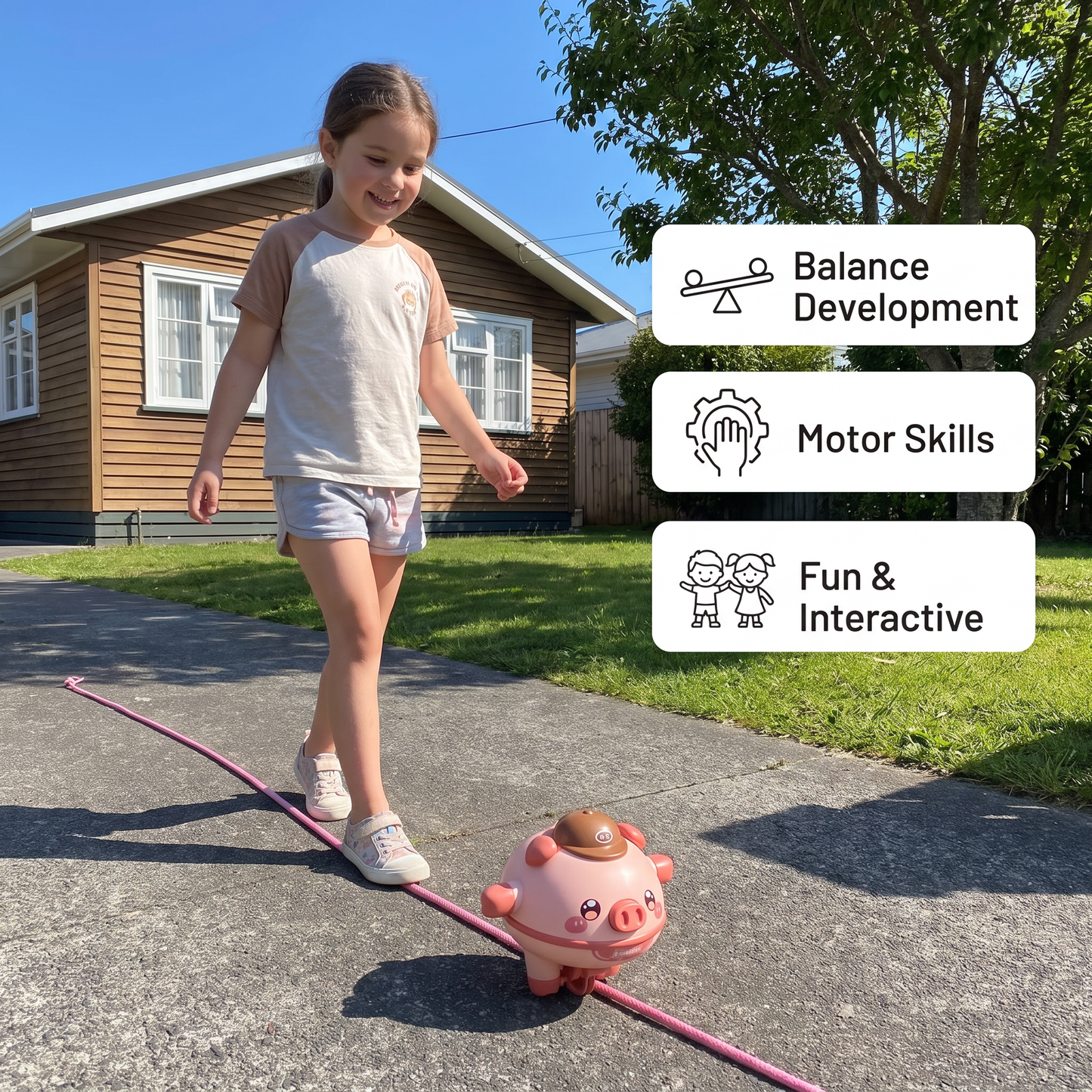 Balancing Pig Kids Toy
