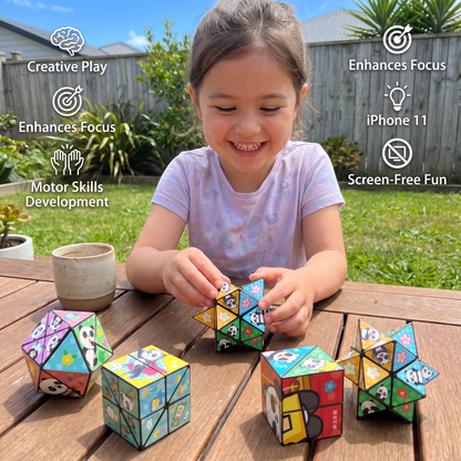 Magical Folding Cubes