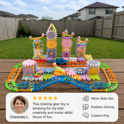 Rotating Montessori Building Blocks Toy