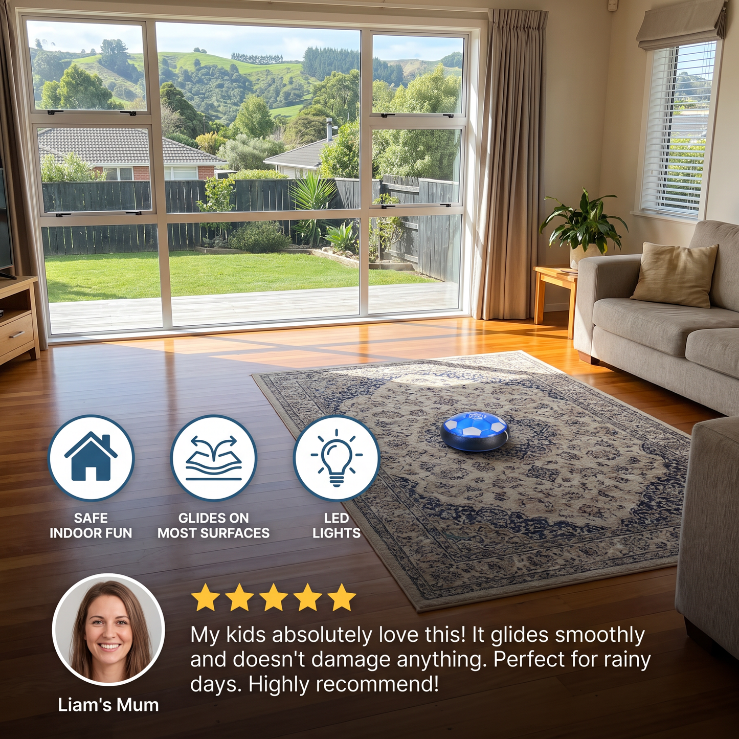 Floating Air-Cushion Ball