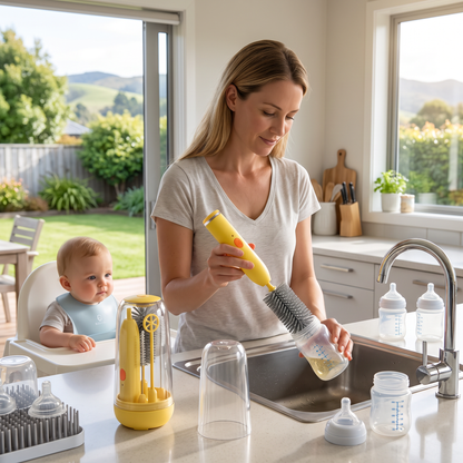 Multifunctional 6-in-1 Bottle Cleaner for Babies