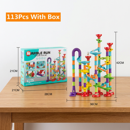 Column Marble Run Pipeline Set