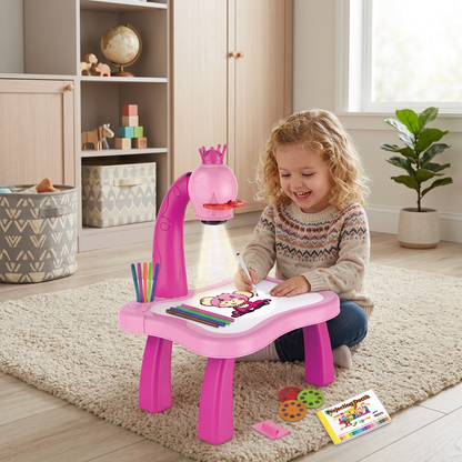 Creative Drawing Desk with Projector