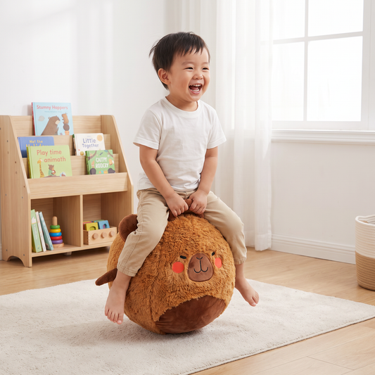 Inflatable Plush Hopping Animal for Kids – Bouncy Fun Toy