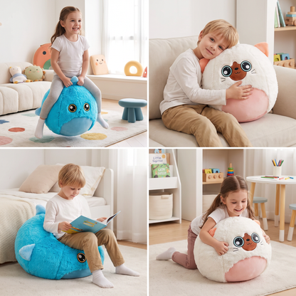 Inflatable Plush Hopping Animal for Kids – Bouncy Fun Toy