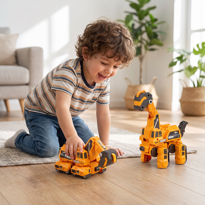 Transforming Dinosaur Cars