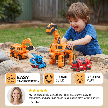 Transforming Dinosaur Cars