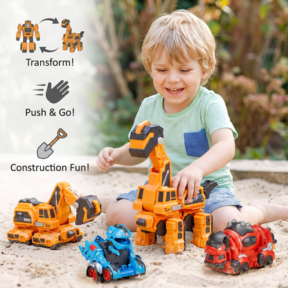 Transforming Dinosaur Cars