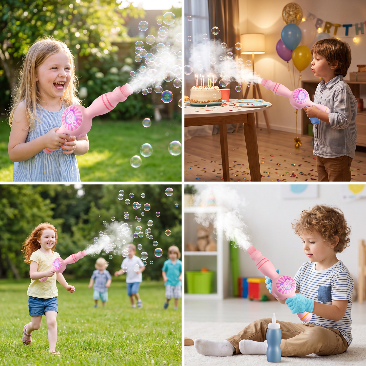 Smoke Bubble Machine Toy