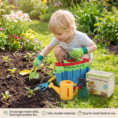 Safe Gardening Tool Set for Kids