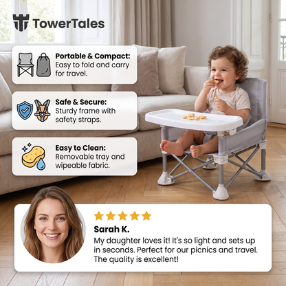 TinyCamper - Portable Camping Chair for Toddlers
