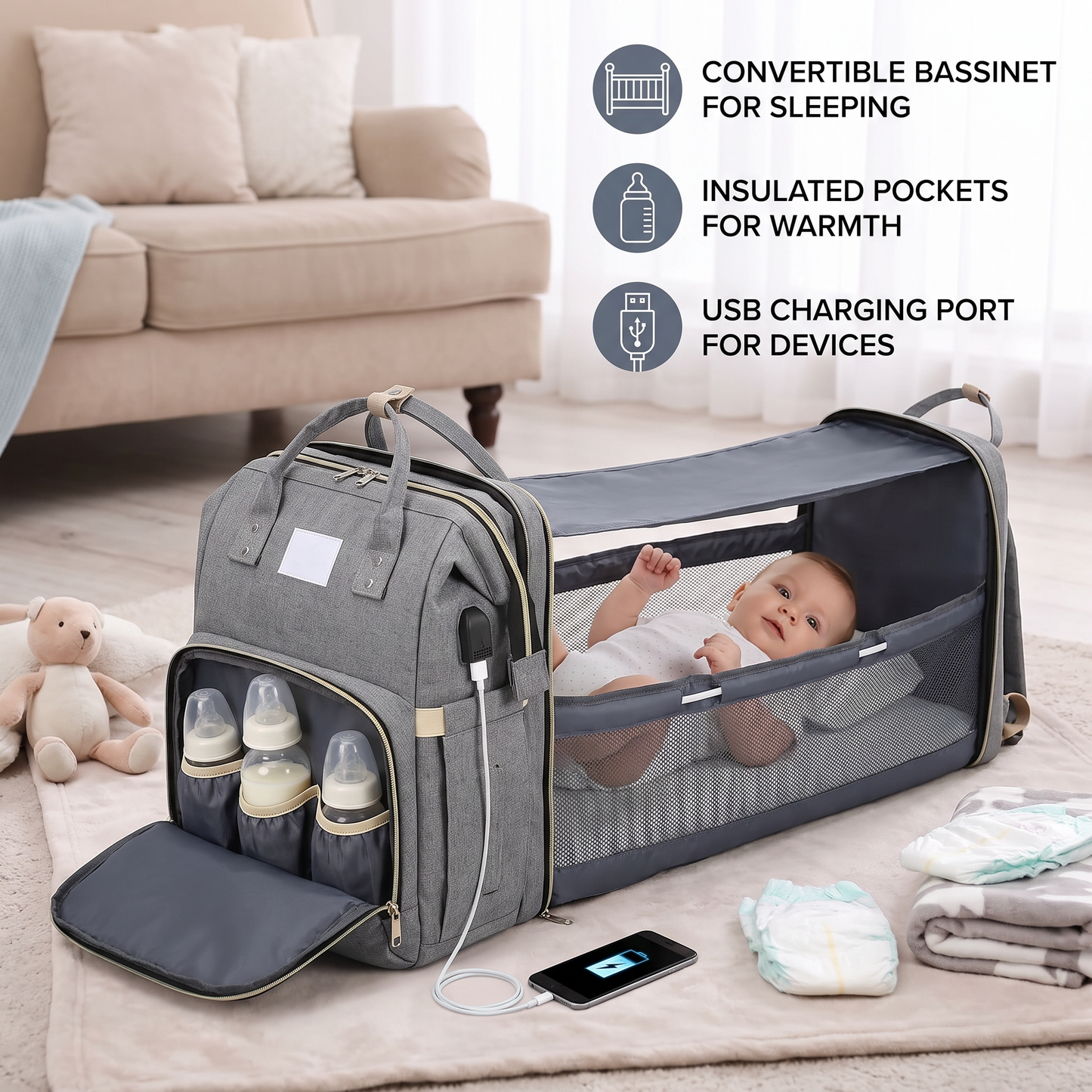 Baby Essentials Backpack