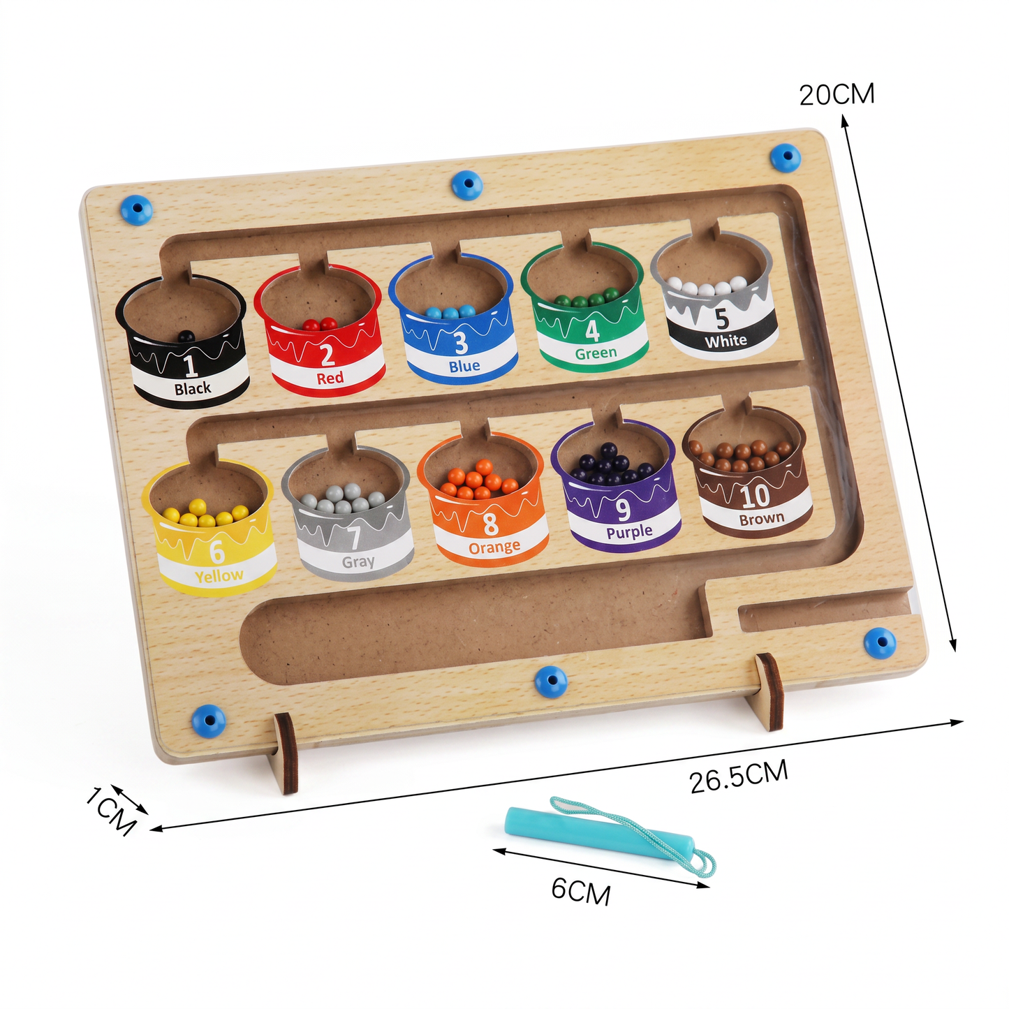 3-piece Montessori Learning & Puzzle Activity Set for Kids